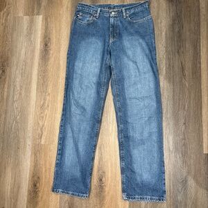 Polo Ralph Lauren Saturday Jeans Womens 8 X 31 Blue Vintage 90s Midrise Straight